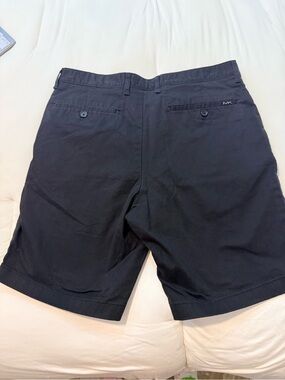 Michael Kors Black Flat Front Men's Shorts